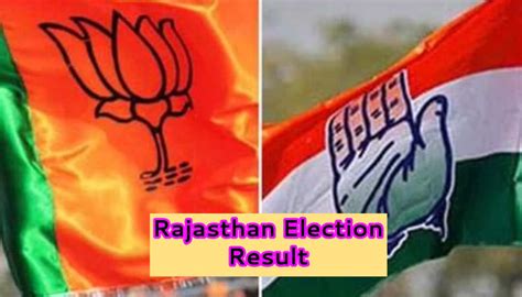 rajasthan election result 2023 eci